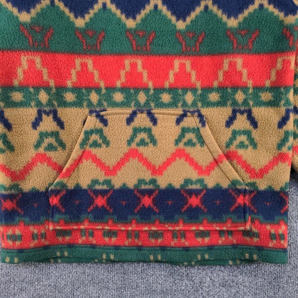Bay Area Traders Women's Pullover Fleece Sweater Multi L 16-18 Fair Isle Nordic - Picture 4 of 11